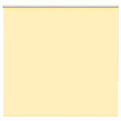 vidaXL Roller Blind Blackout Yellow 155x150 cm Fabric Width 151.6 cm Polyester 1