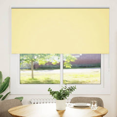vidaXL Roller Blind Blackout Yellow 155x150 cm Fabric Width 151.6 cm Polyester 2