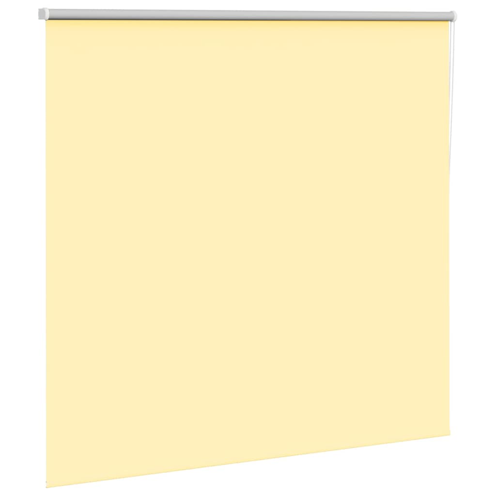 vidaXL Roller Blind Blackout Yellow 155x150 cm Fabric Width 151.6 cm Polyester 3