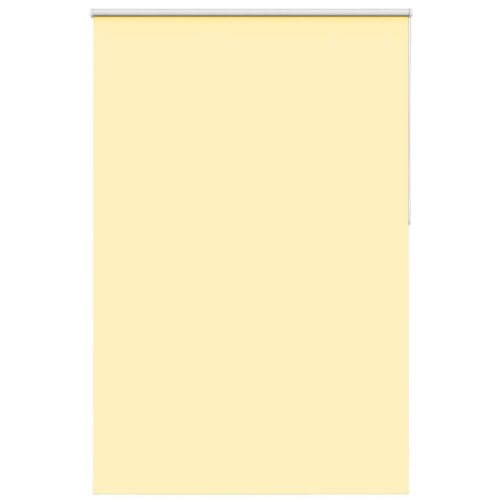 vidaXL Roller Blind Blackout Yellow 145x230 cm Fabric Width 141.6 cm Polyester 1