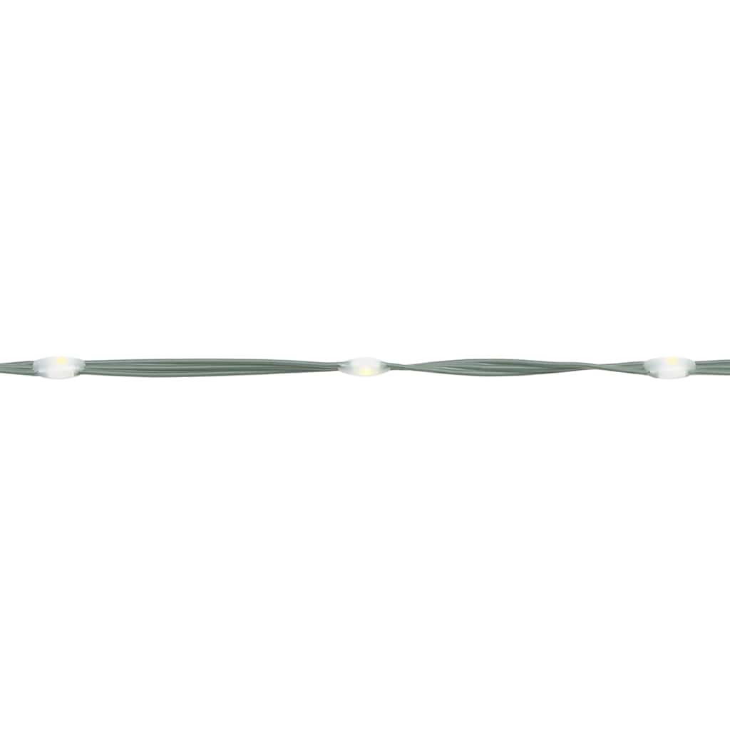 vidaXL LED Christmas Tree with Spikes 220 LEDs Cold White 180 cm 5