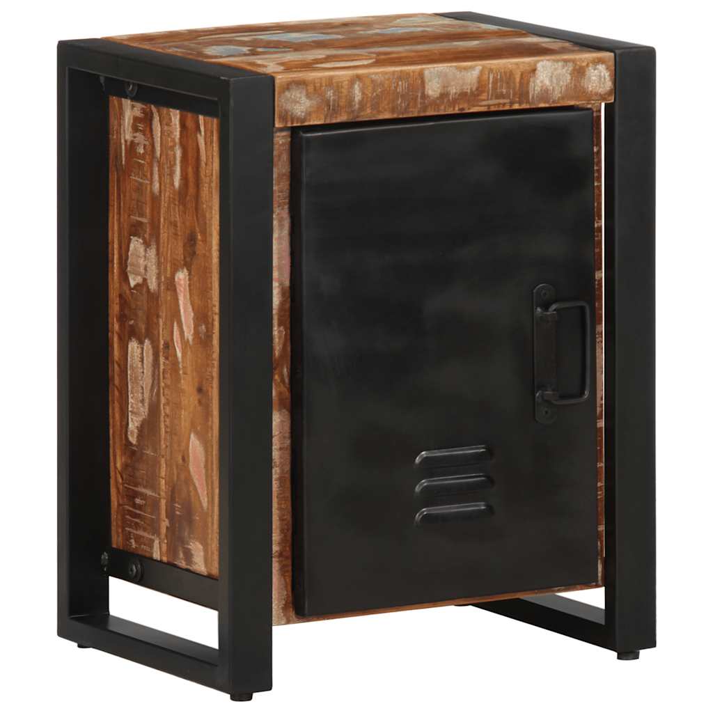 vidaXL Bedside Cabinets 2 pcs Multicolour Solid Rough Wood Mango 2
