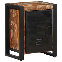 Bedside Cabinets Solid Rough Wood Mango