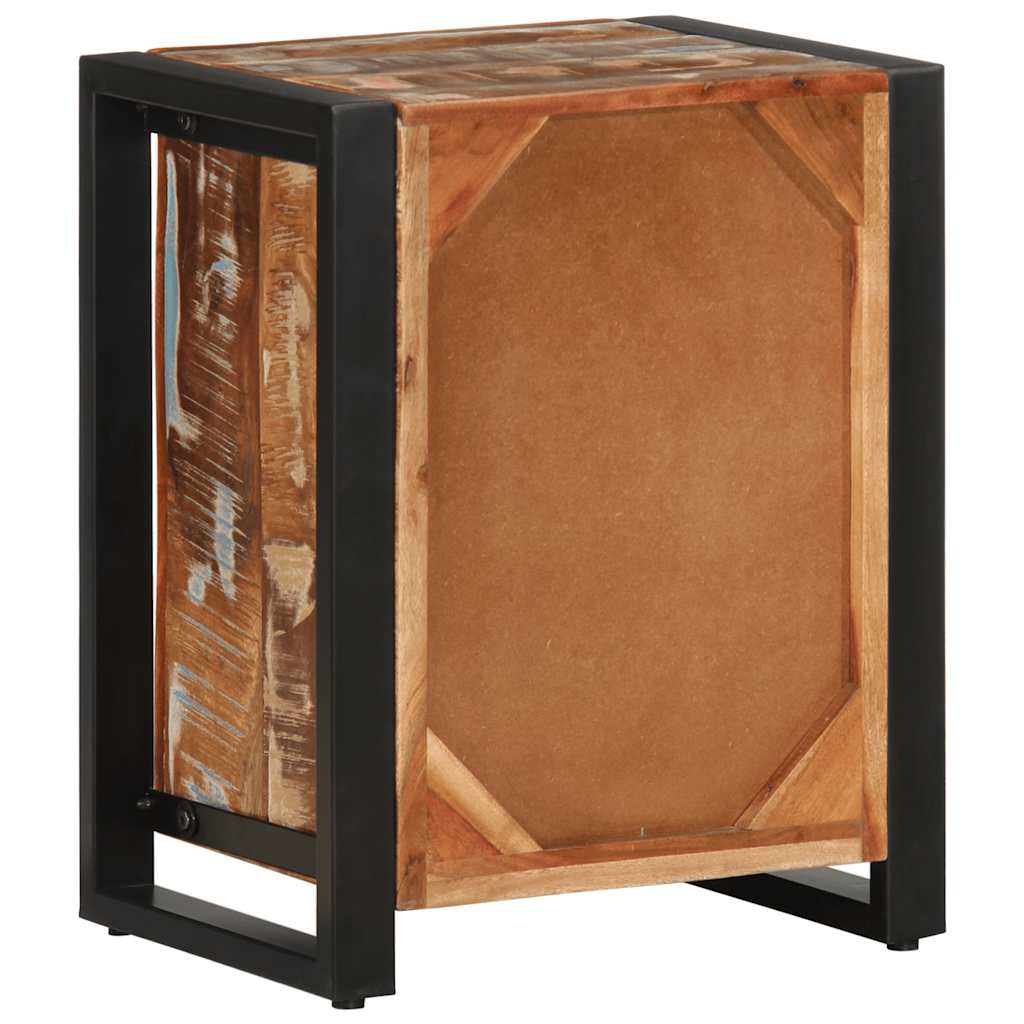 vidaXL Bedside Cabinets 2 pcs Multicolour Solid Rough Wood Mango 6