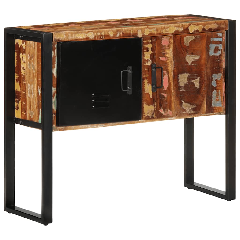 Console Cabinet 90x35x75 cm Solid Rough Wood Mango Solid reclaimed wood