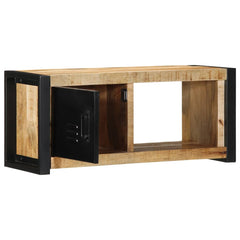 TV Cabinet 80x30x35 cm Solid Wood Reclaimed Solid rough mango wood