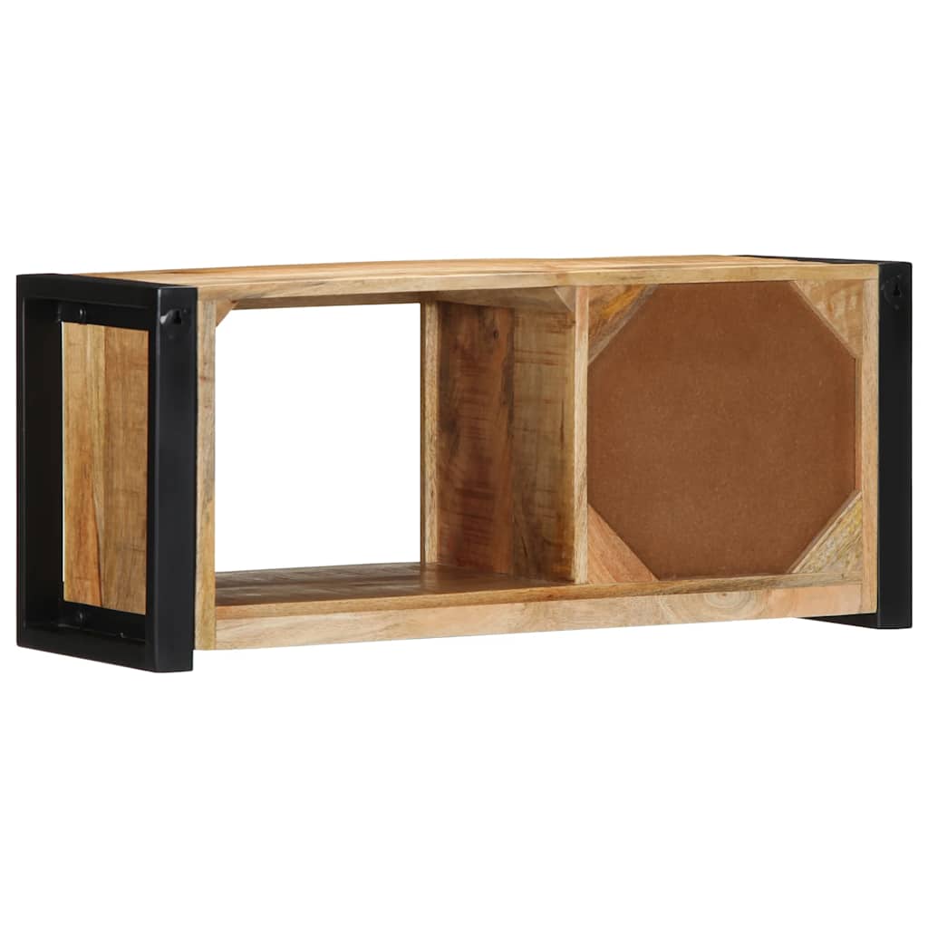 TV Cabinet 80x30x35 cm Solid Wood Reclaimed Solid rough mango wood