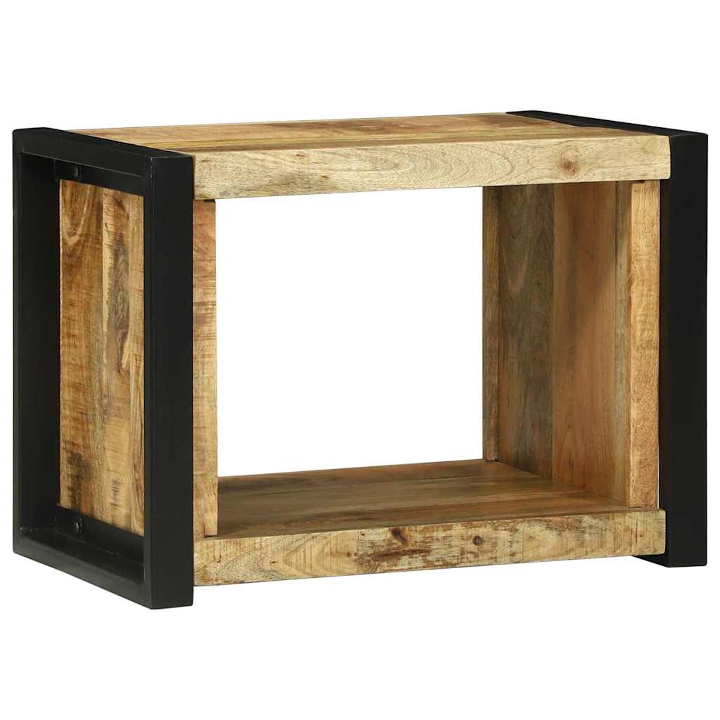 vidaXL Wall Cube with Storage Brown 55 x 35 x 40 cm Solid Mango Wood 2