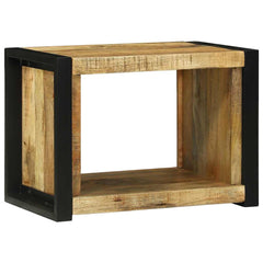 vidaXL Wall Cube with Storage Brown 55 x 35 x 40 cm Solid Mango Wood 3