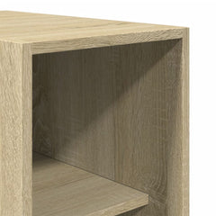 Wardrobe Engineered Wood 30 x 50 x 200 cm 3 Shelves Sonoma oak