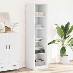 Wardrobe Engineered Wood 50 x 50 x 200 cm 4 Shelves White