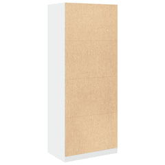 vidaXL Wardrobe White 80x50x200 cm Engineered Wood 4