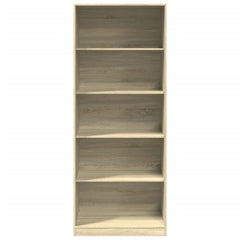 Wardrobe Engineered Wood 80 x 50 x 200 cm 4 Shelves Sonoma oak
