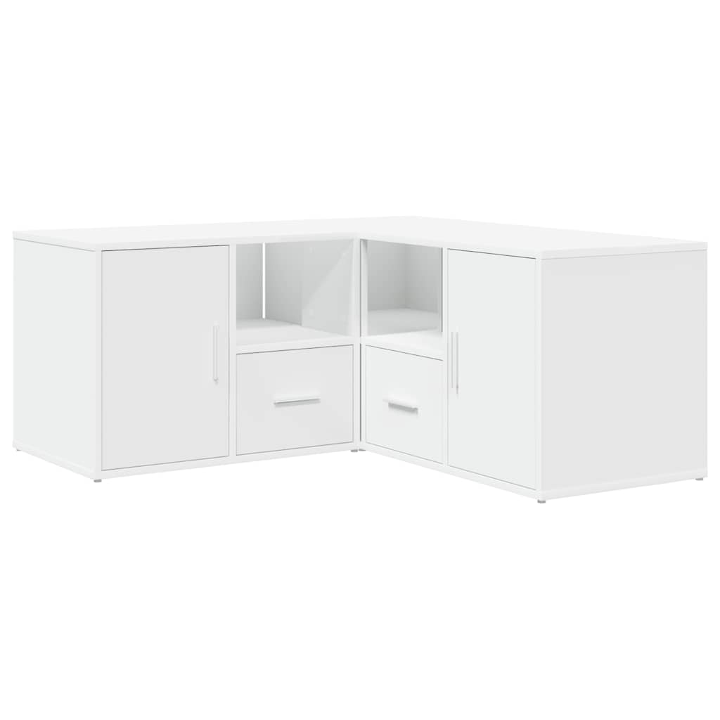 vidaXL Corner Cabinet White 160x40x45 cm Engineered Wood 5