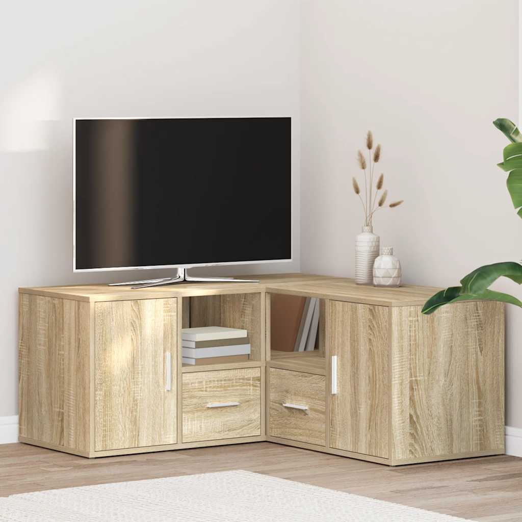 vidaXL Corner Cabinet Sonoma Oak 160x40x45 cm Engineered Wood 1