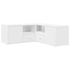 Corner Cabinet 200x40x45 cm Engineered Wood White