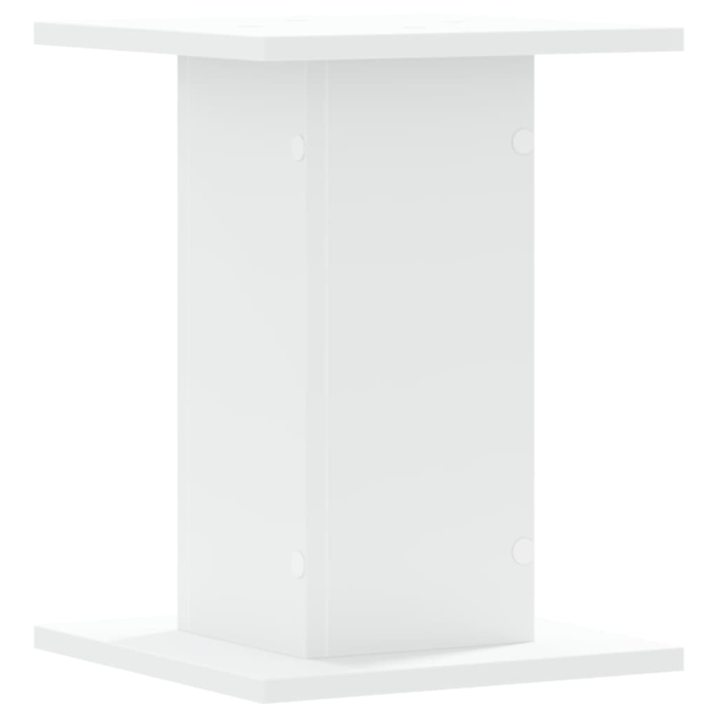 vidaXL Plant Stands 2 pcs White 30x30x40 cm Engineered Wood 5