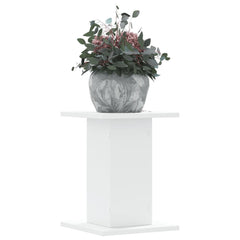 vidaXL Plant Stands 2 pcs White 30x30x40 cm Engineered Wood 1