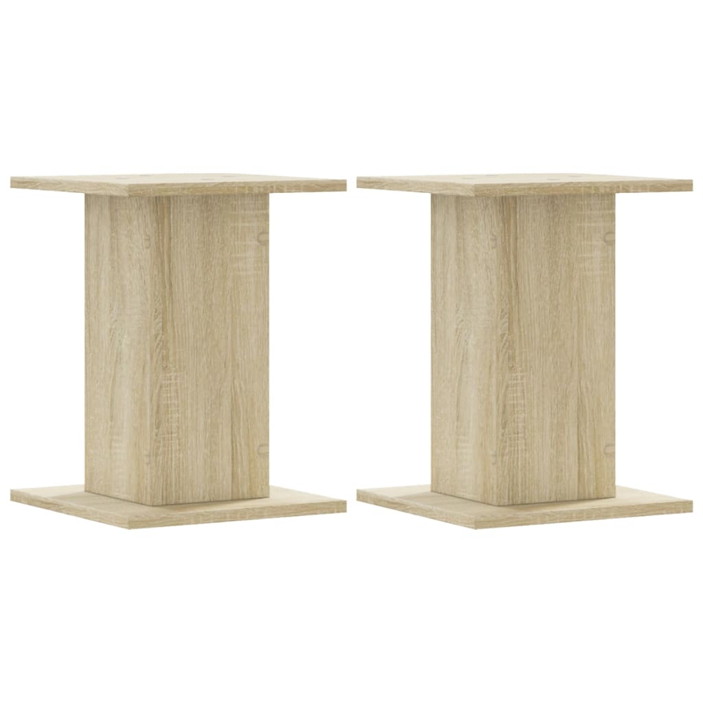 vidaXL Plant Stands 2 pcs Sonoma Oak 30x30x40 cm Engineered Wood 2