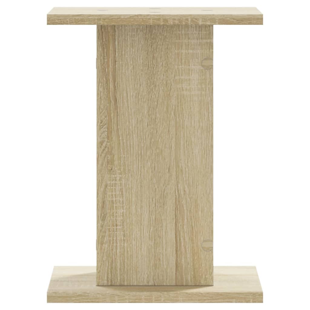 vidaXL Plant Stands 2 pcs Sonoma Oak 30x30x40 cm Engineered Wood 4