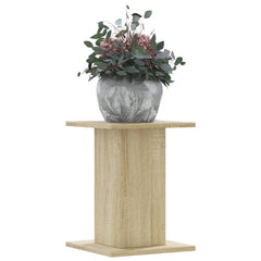 vidaXL Plant Stands 2 pcs Sonoma Oak 30x30x40 cm Engineered Wood 1