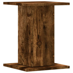 vidaXL Plant Stands 2 pcs Smoked Oak 30x30x40 cm Engineered Wood 5