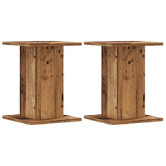 vidaXL Plant Stands 2 pcs Old Wood 30x30x40 cm Engineered Wood 2