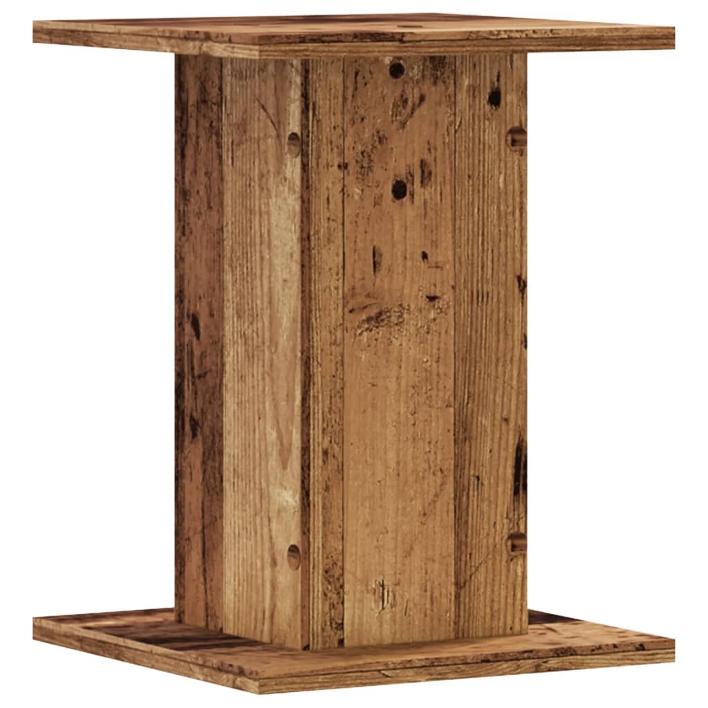 vidaXL Plant Stands 2 pcs Old Wood 30x30x40 cm Engineered Wood 5