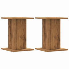 vidaXL Plant Stands 2 pcs Artisian Oak 30x30x40 cm Engineered Wood 2