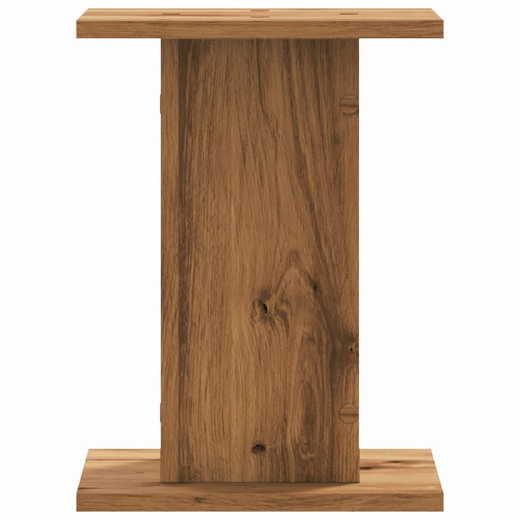 vidaXL Plant Stands 2 pcs Artisian Oak 30x30x40 cm Engineered Wood 4
