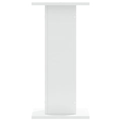 vidaXL Plant Stands 2 pcs White 30x30x60 cm Engineered Wood 4