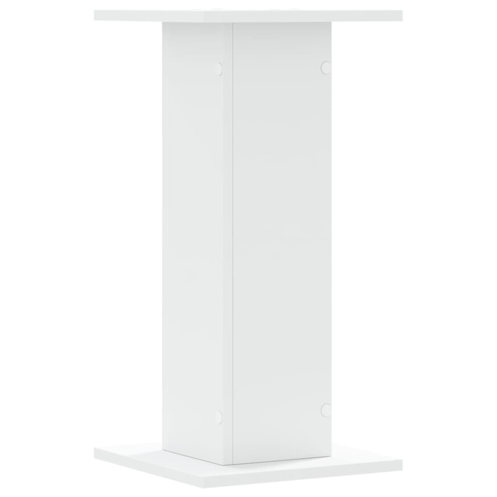 vidaXL Plant Stands 2 pcs White 30x30x60 cm Engineered Wood 6