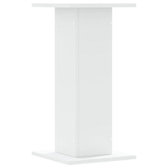 vidaXL Plant Stands 2 pcs White 30x30x60 cm Engineered Wood 6