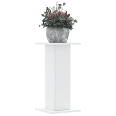 vidaXL Plant Stands 2 pcs White 30x30x60 cm Engineered Wood 1