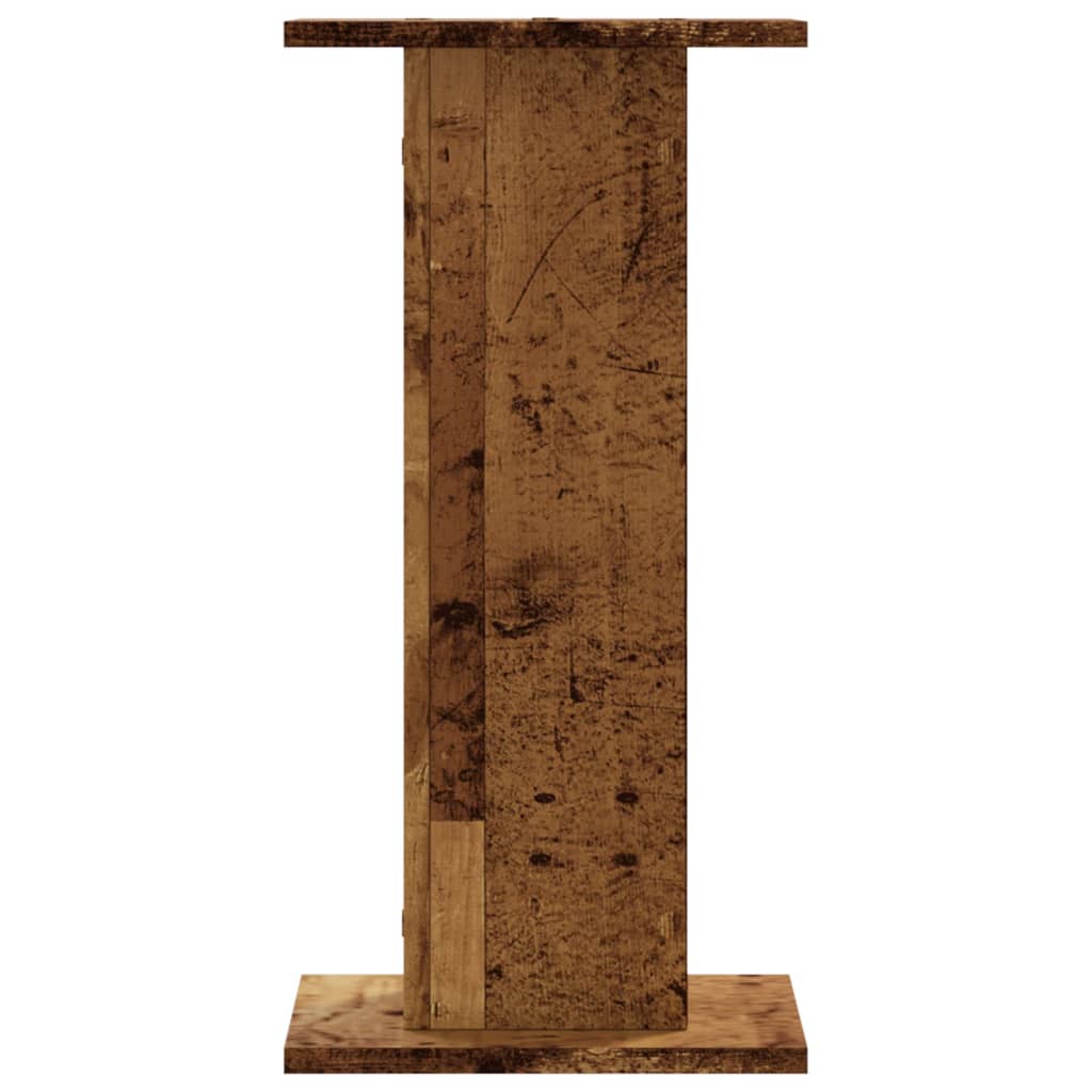 vidaXL Plant Stands 2 pcs Old Wood 30x30x60 cm Engineered Wood 4