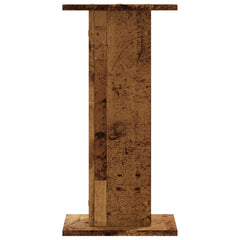 vidaXL Plant Stands 2 pcs Old Wood 30x30x60 cm Engineered Wood 4