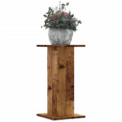 vidaXL Plant Stands 2 pcs Old Wood 30x30x60 cm Engineered Wood 1