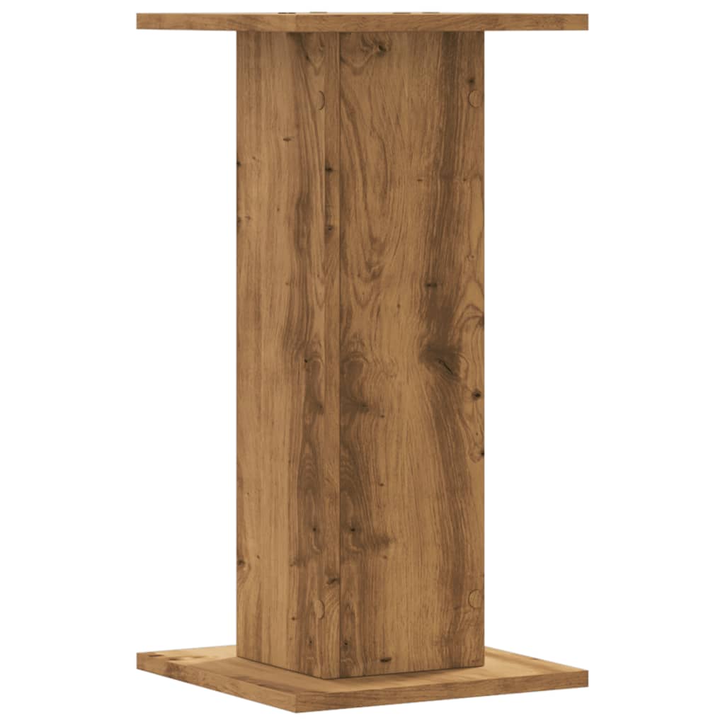 vidaXL Plant Stands 2 pcs Artisian Oak 30x30x60 cm Engineered Wood 6
