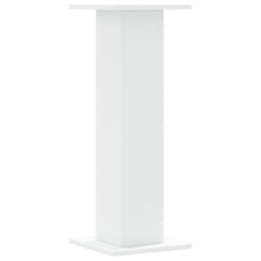 vidaXL Plant Stands 2 pcs White 30x30x80 cm Engineered Wood 5