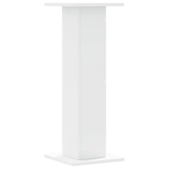 vidaXL Plant Stands 2 pcs White 30x30x80 cm Engineered Wood 6