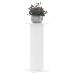 vidaXL Plant Stands 2 pcs White 30x30x80 cm Engineered Wood 1