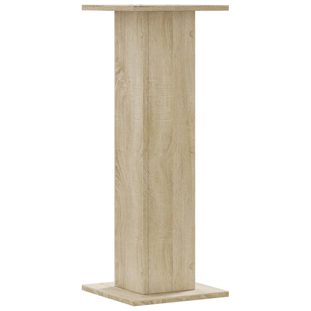 vidaXL Plant Stands 2 pcs Sonoma Oak 30x30x80 cm Engineered Wood 5