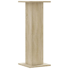 vidaXL Plant Stands 2 pcs Sonoma Oak 30x30x80 cm Engineered Wood 5