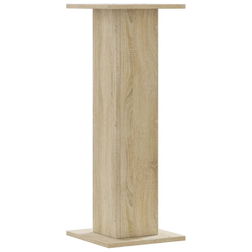 vidaXL Plant Stands 2 pcs Sonoma Oak 30x30x80 cm Engineered Wood 6
