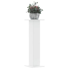 vidaXL Plant Stands 2 pcs White 30x30x95 cm Engineered Wood 1