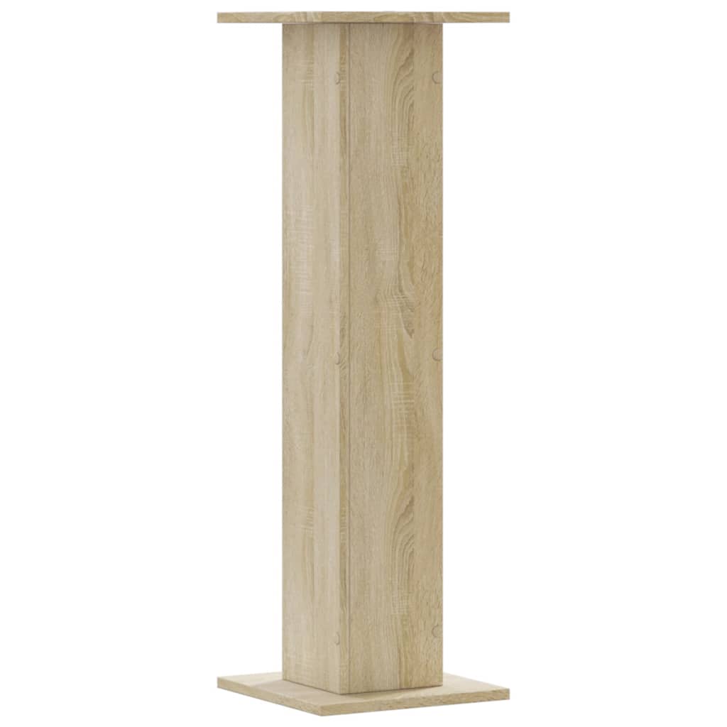 vidaXL Plant Stands 2 pcs Sonoma Oak 30x30x95 cm Engineered Wood 5
