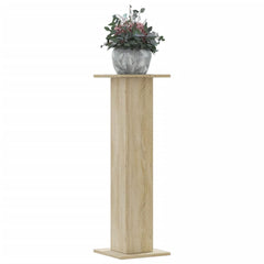 vidaXL Plant Stands 2 pcs Sonoma Oak 30x30x95 cm Engineered Wood 1