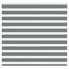 vidaXL Zebra Blind Dark Grey 155x100 cm Fabric Width 150.9 cm Polyester 1