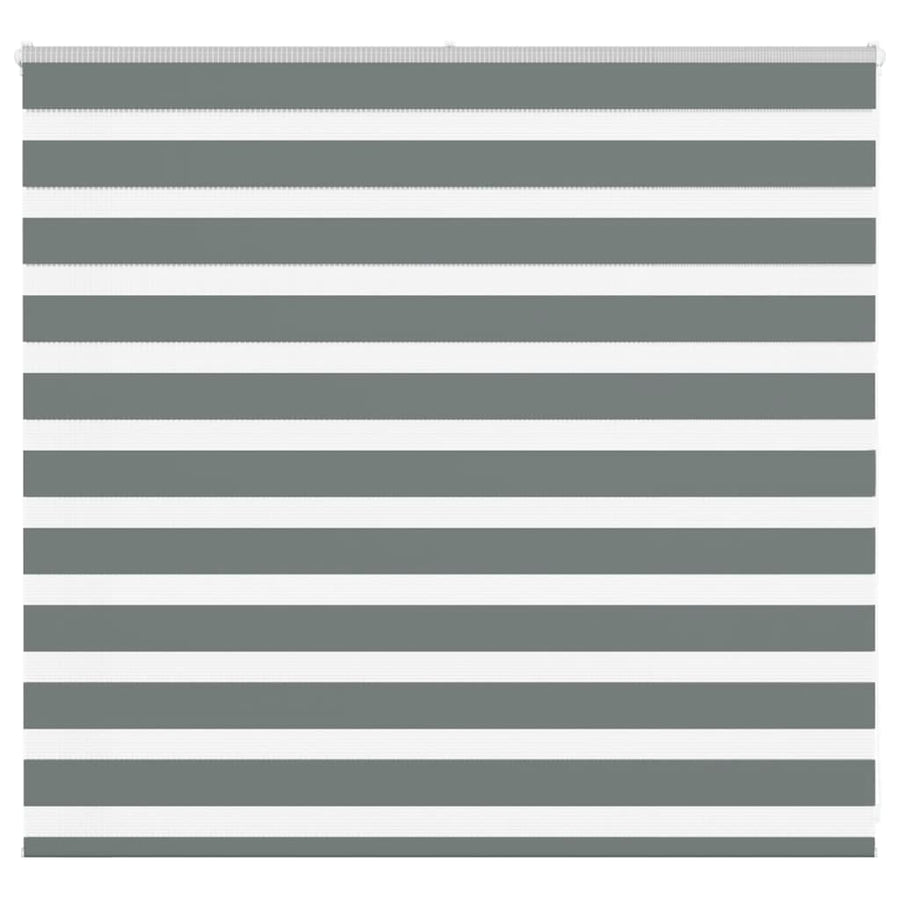 vidaXL Zebra Blind Dark Grey 160x100 cm Fabric Width 155,9 cm Polyester 1
