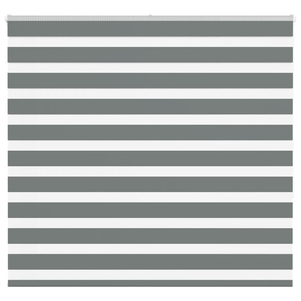 Zebra Blind Fabric Width 135.9 cm Polyester Drop 150 cm Dark Grey 165 cm
